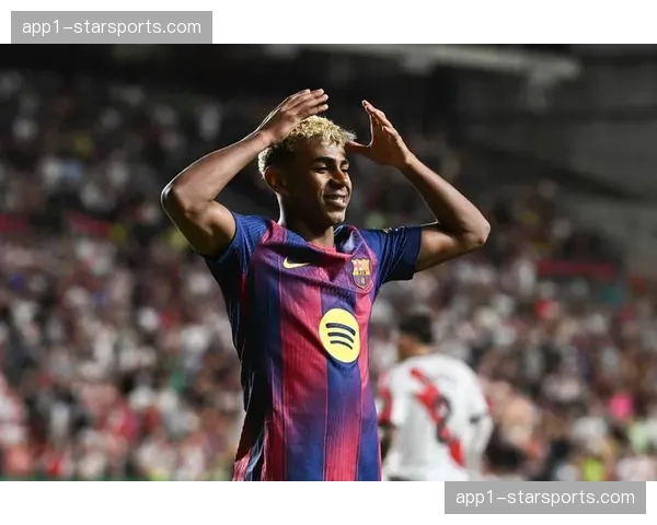 巴塞罗那主场轻取巴列卡诺,亚马尔在右路表现持续高光。 巴塞罗那主场轻取巴列卡诺,亚马尔在右路表现持续高光。